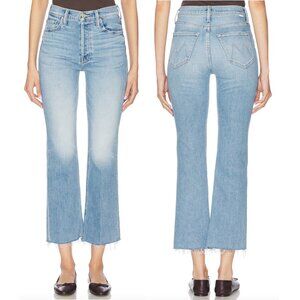 MOTHER The Tripper Flood Fray Jeans Size 25 NWT